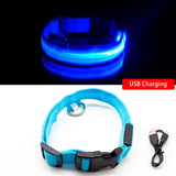 Nylon Led Light Up Visibility Collar.