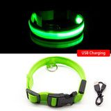 Nylon Led Light Up Visibility Collar.