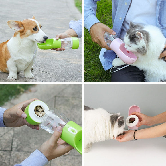 Portable Snack and Water-bottle.