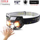 50000LM Waterproof LED Handsfree Headlight